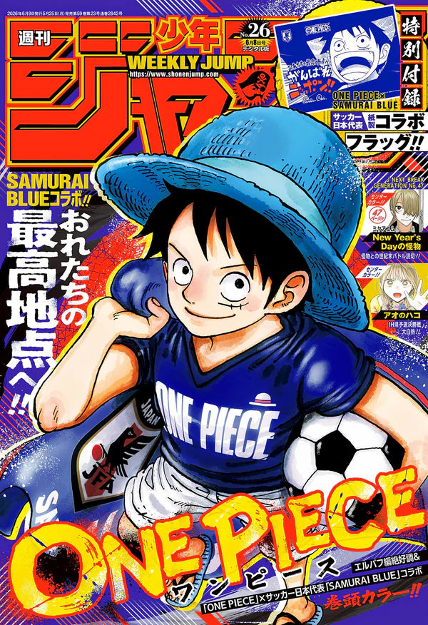 ONE PIECE Special Samurai Blue Mondiali 2026 – Weekly Shonen Jump #26 Cap. 1183