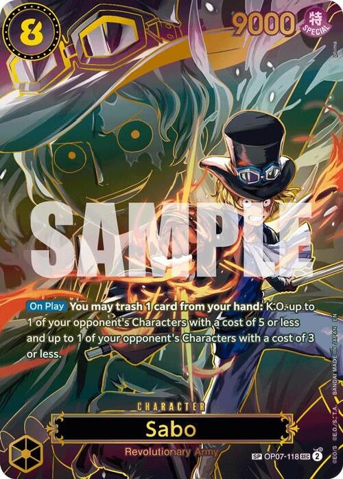 Sabo Special Rare OP07 500 Years into the Future ONE PIECE Japanese
