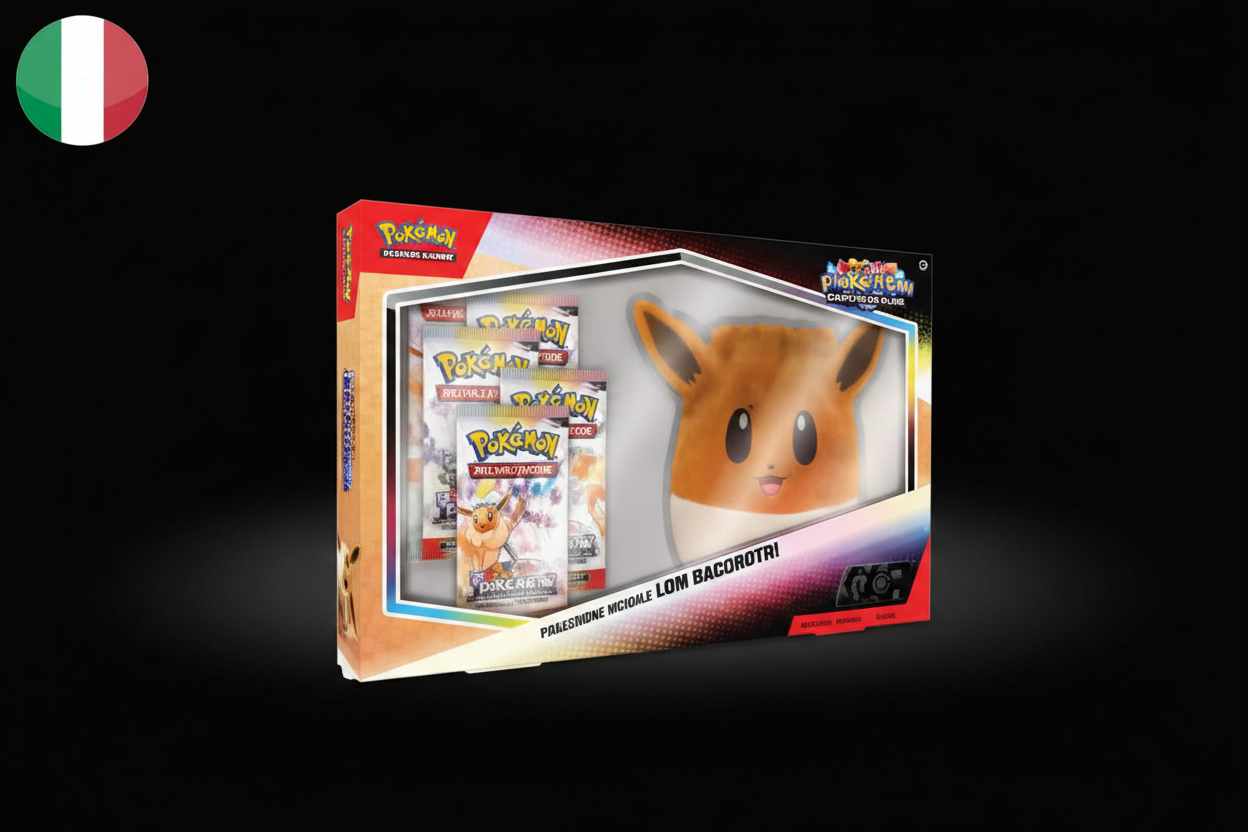 Eevee Evoluzioni Prismatiche - Sfondo Nero