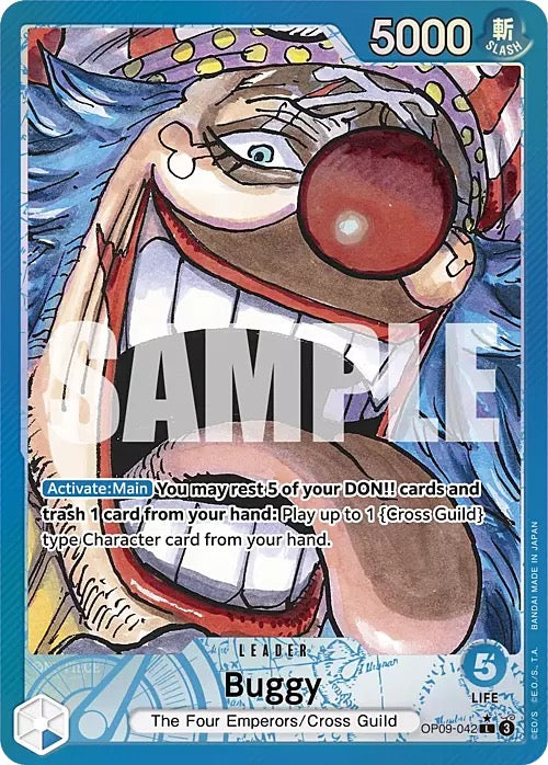 Buggy Alternate Art ONE PIECE OP09 Japanese