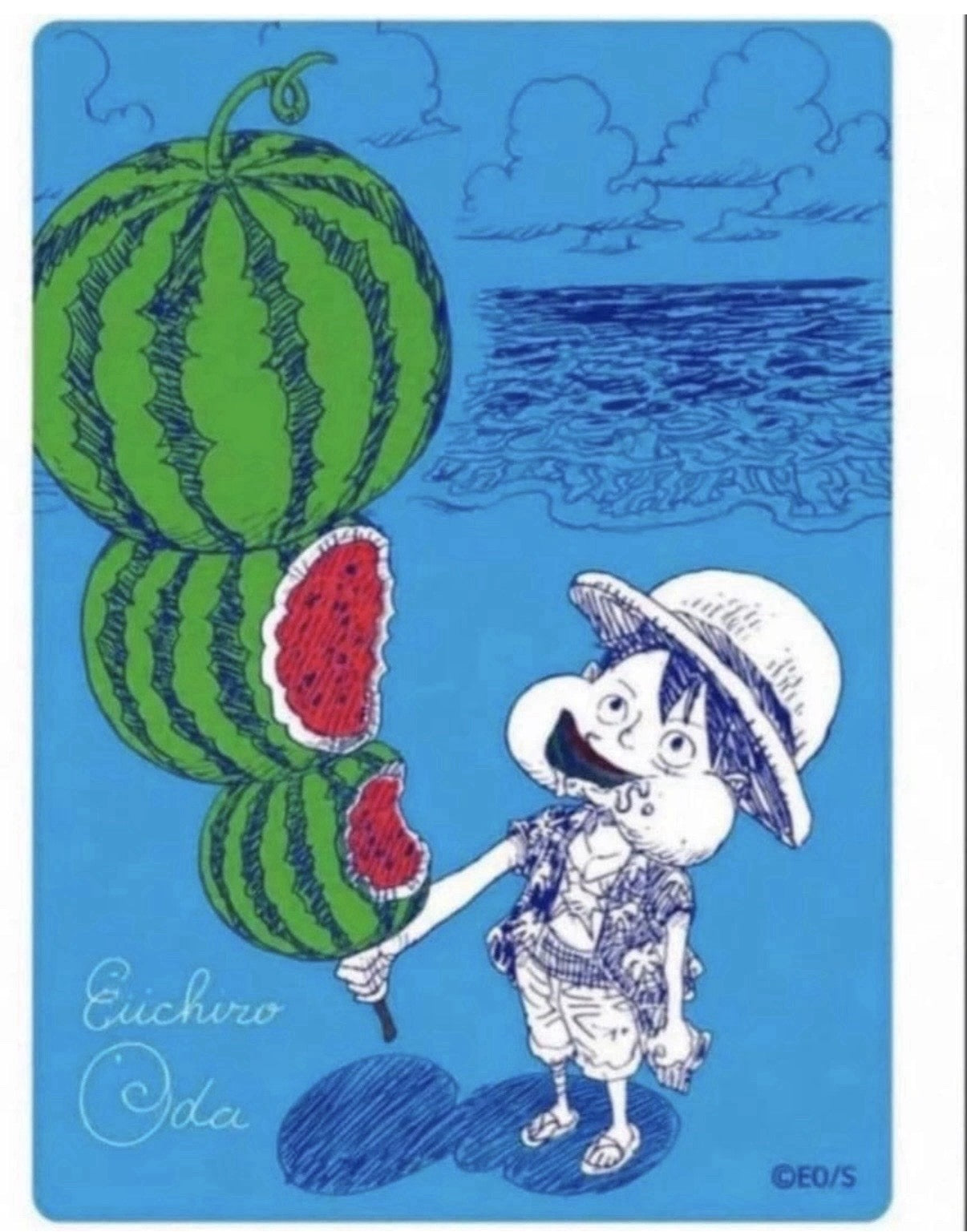 Luffy Metakira Natsucomi Watermelon 2026 Promo Eiichiro Oda ONE PIECE Japanese