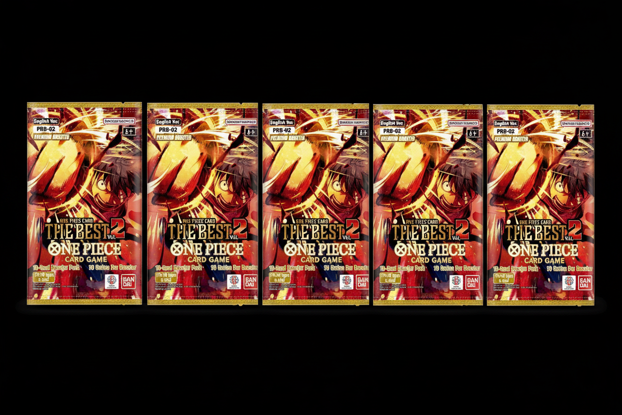 5x ONE PIECE PRB-02 Premium Booster The Best Vol.2 English Promo