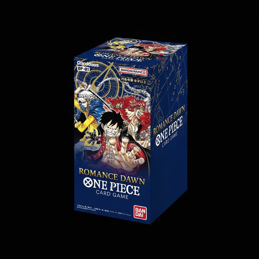 One Piece Booster Box sfondo nero